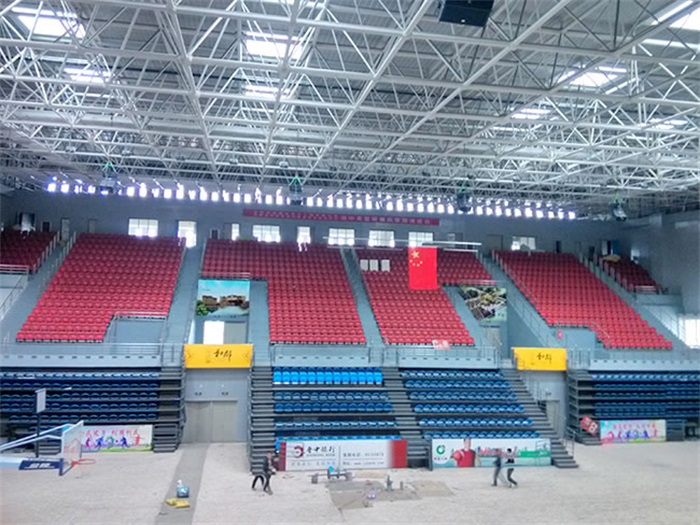 靖江电厂体育馆网架加工